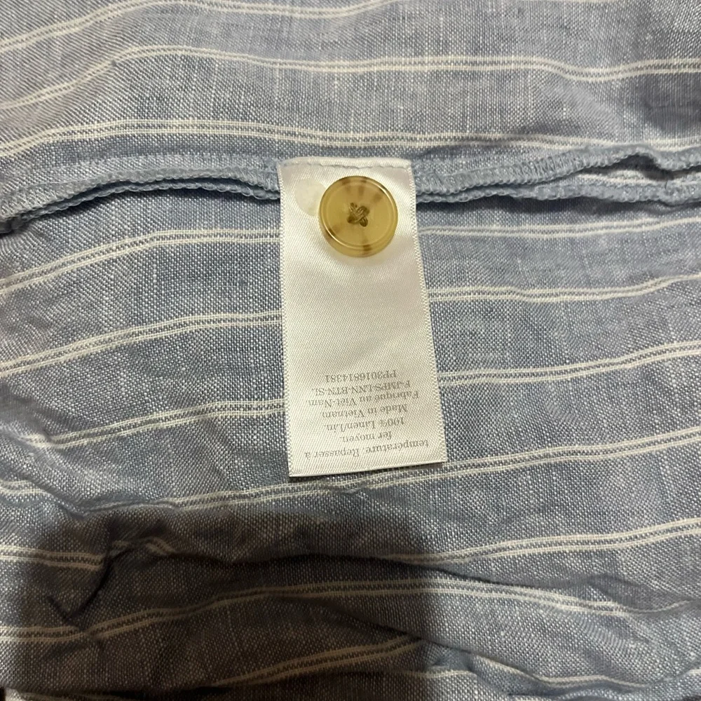 Everlane Jumpsuit Women’s Size 2 The Picnic Linen Summer Coastal 100% linen